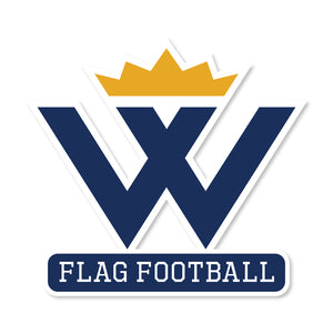 Warner Flag Football Decal